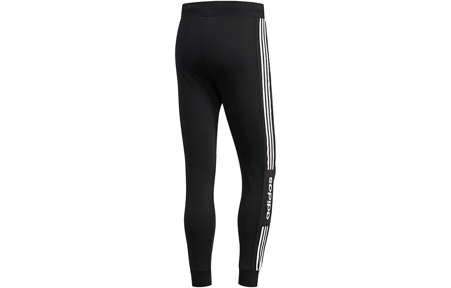 Adidas Neo Трикотажные спортивные штаны мужские черные — фото 3
