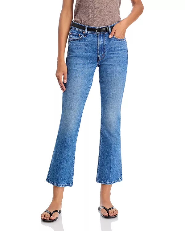 

Наводнение на аутсайдеров: расклешенные джинсы на экскурсии Mother, синий