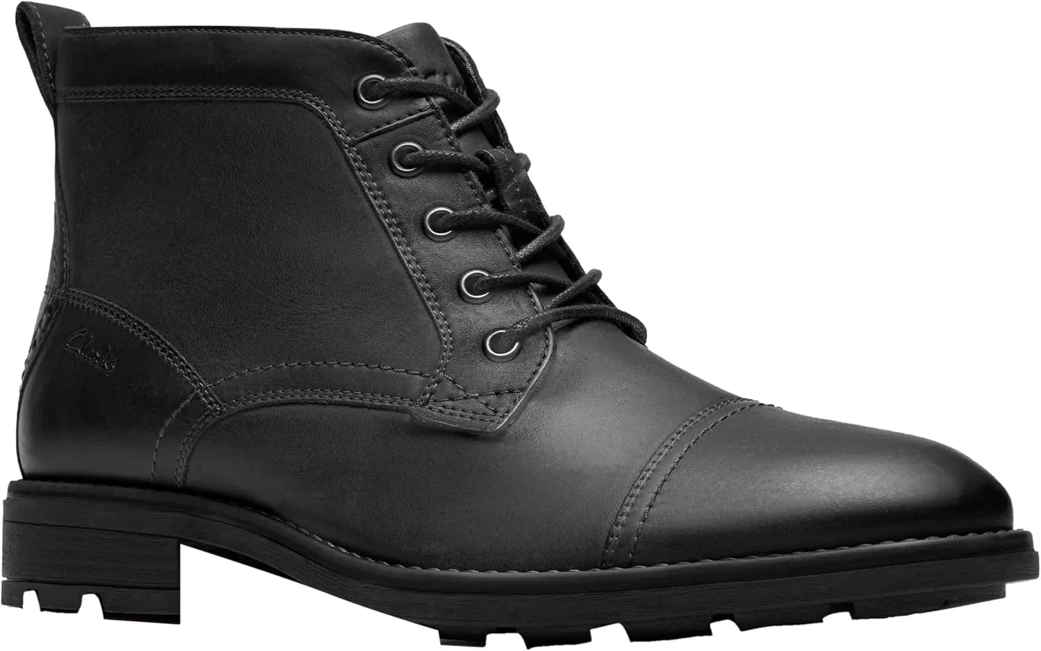 Мужские ботинки Clarks Emmet Zip Chelsea Boot, Brown Distressed — фото 4