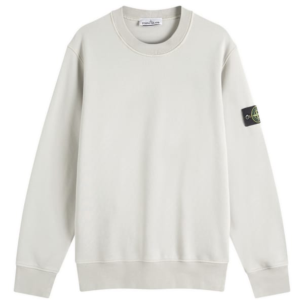 

Толстовка с круглым вырезом, окрашенная в готовом виде Stone Island, серый