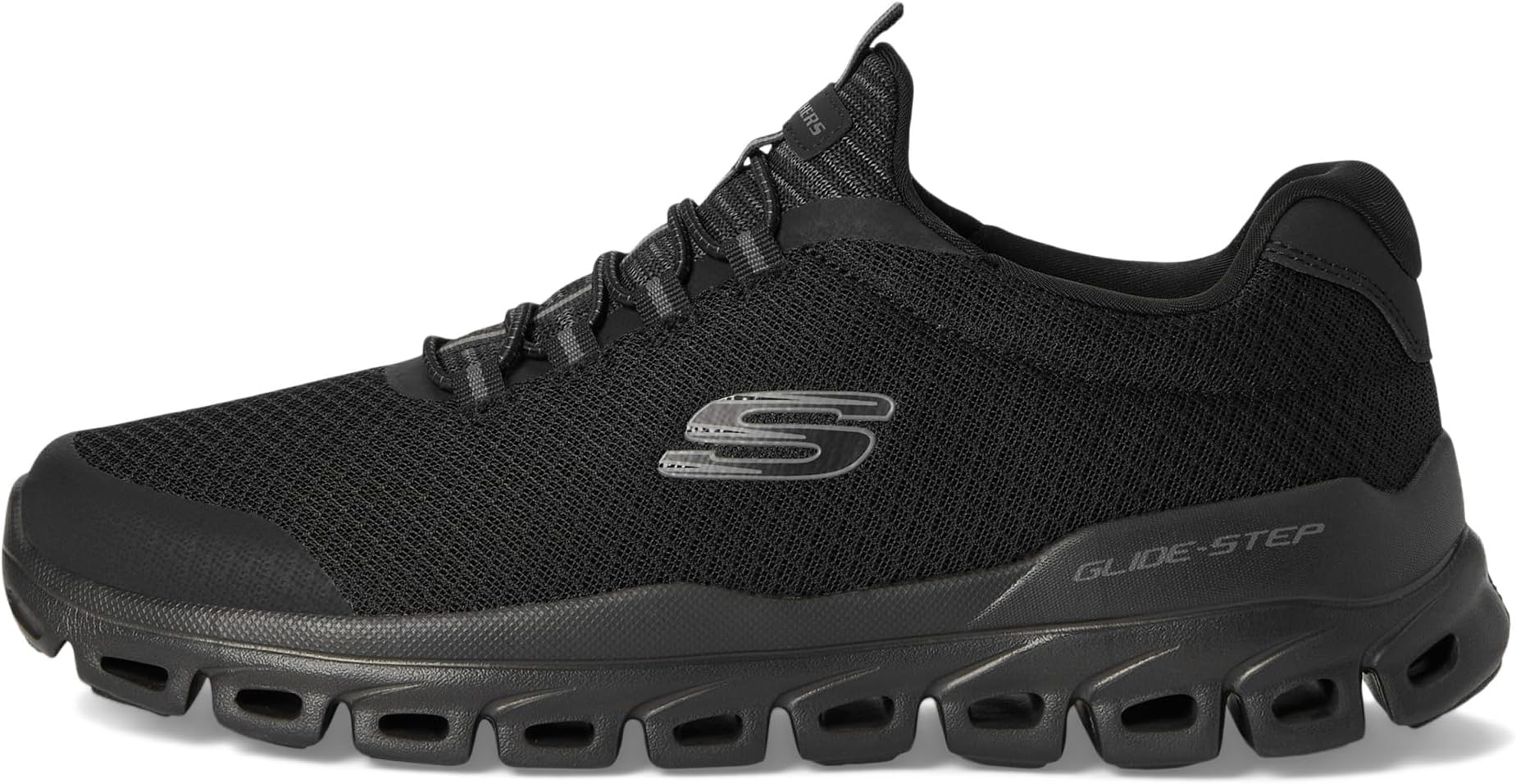 Кроссовки SKECHERS Glide-Step Sylo, Black/Black — фото 4
