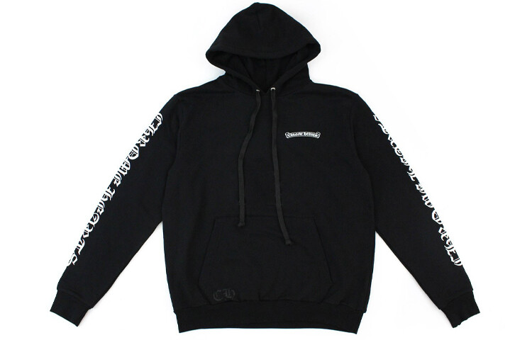 

Толстовка унисекс черная Chrome Hearts, черный