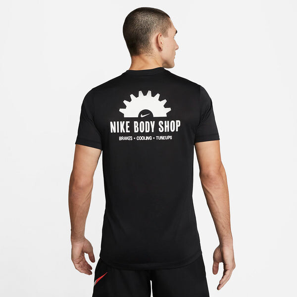 Футболка dri-fit body shop t-shirt 'black' Nike, черный — фото 2
