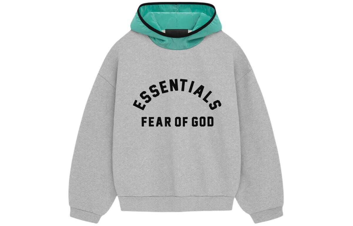 

Толстовка с логотипом Fear Of God Essentials, серый