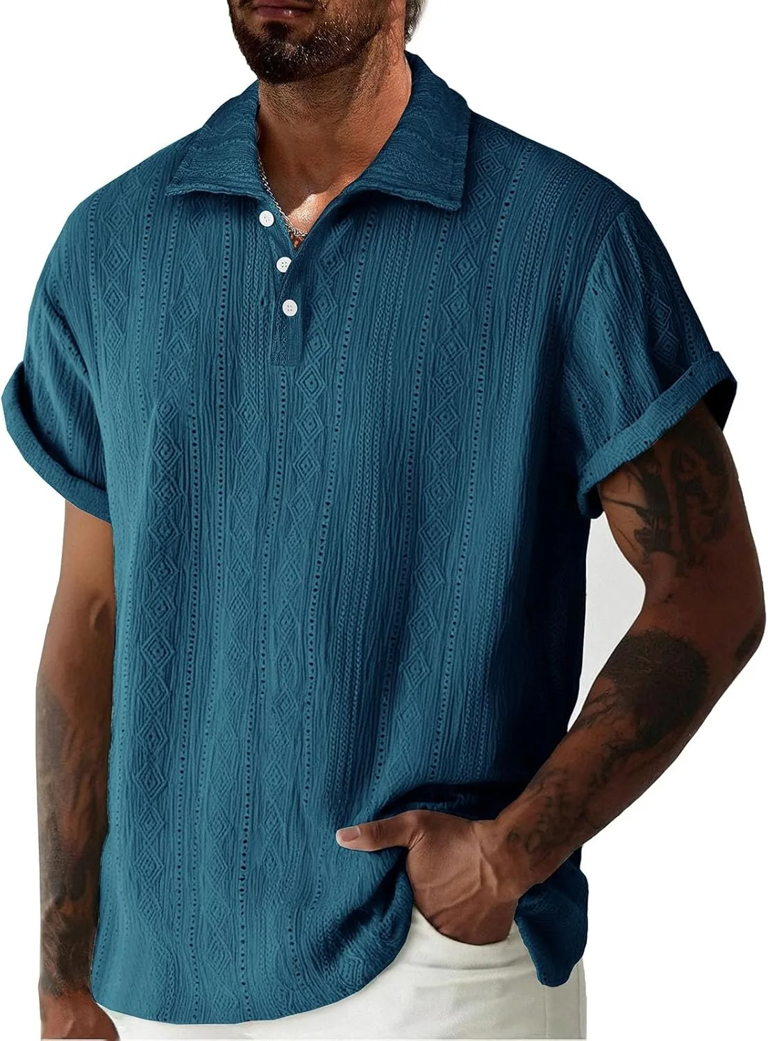 

Летняя футболка для гольфа мужская Casual Athletic Moisture Wicking с коротким рукавом