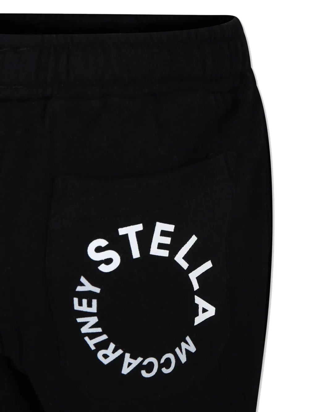 Спортивные брюки из органического хлопка с логотипом Stella McCartney Kids, черный — фото 3