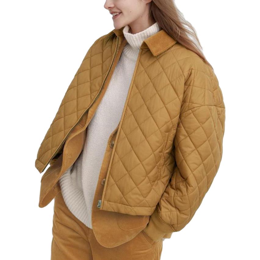 UNIQLO Куртка Clare Waight Keller FW23 женская верблюжья, Camel — фото 4