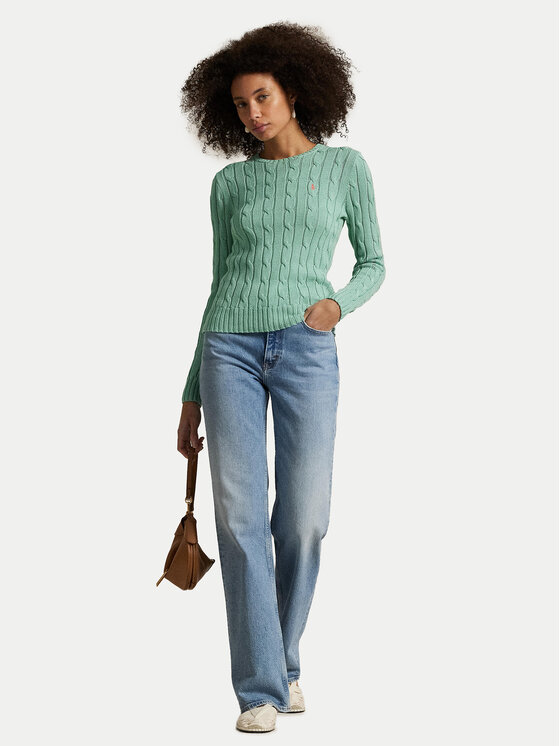 

Облегающий свитер 211891640031 Polo Ralph Lauren, зеленый