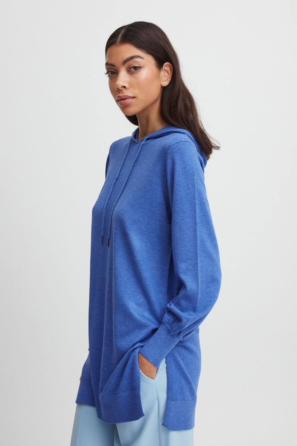 

Свитер b.young Long BYMMPIMBAH HOODIE 20811923, синий