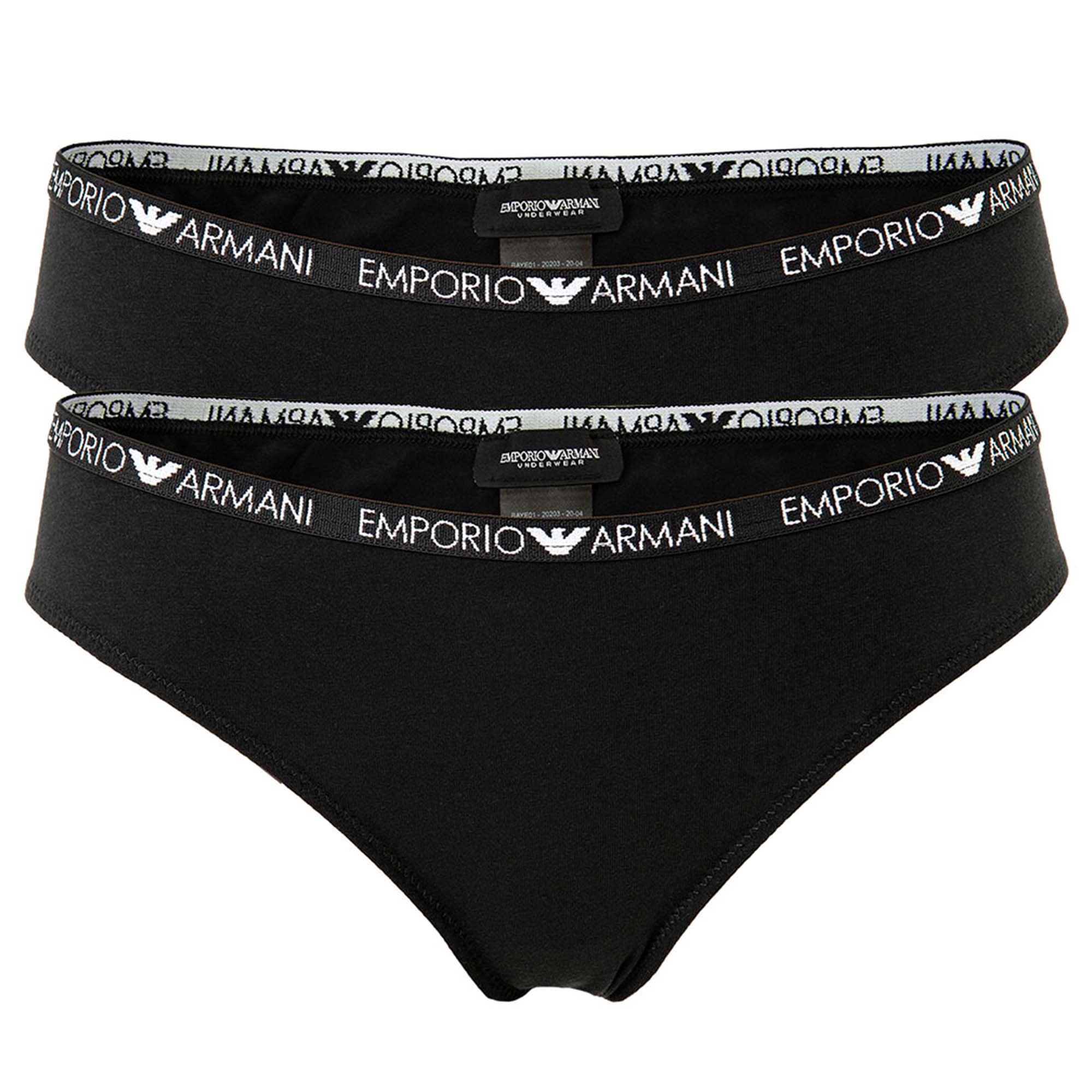 

Короткие трусы bi pack Emporio Armani, черный