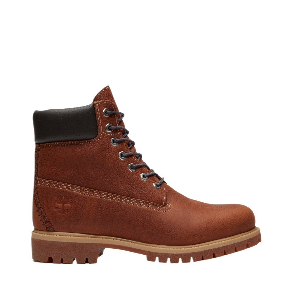 Кожаные короткие ботинки для активного отдыха Premium мужские Timberland, темно-коричневый — фото 3