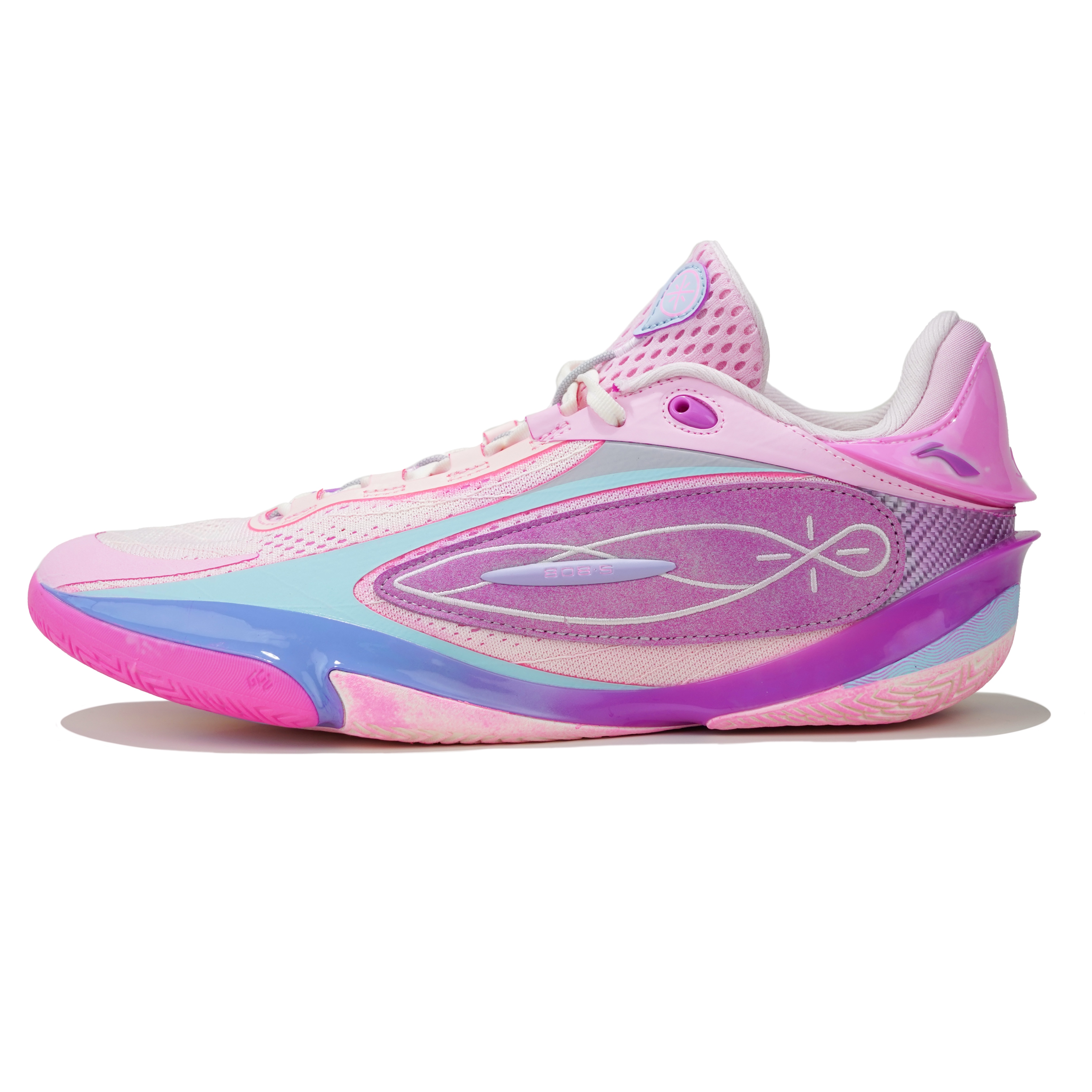 

Баскетбольные кроссовки Wade 808 5 ULTRA, низкие, мужские LINING, Pink Purple