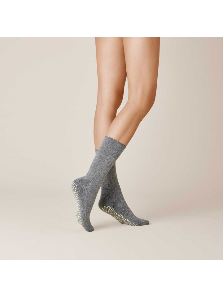 

Kunert Противоскользящие домашние носки бежевого цвета