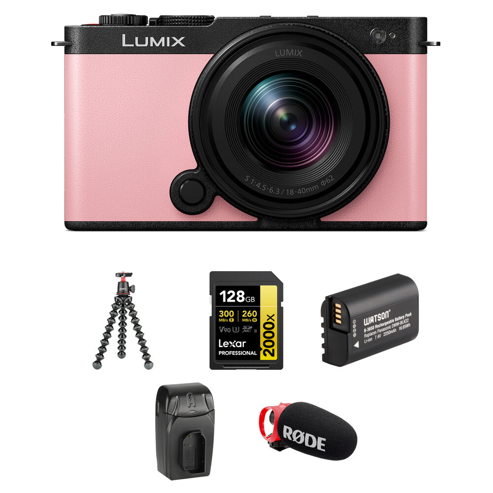 

Беззеркальная камера Panasonic Lumix S9 Mirrorless Camera with 18-40mm f/4.5-6.3 Lens