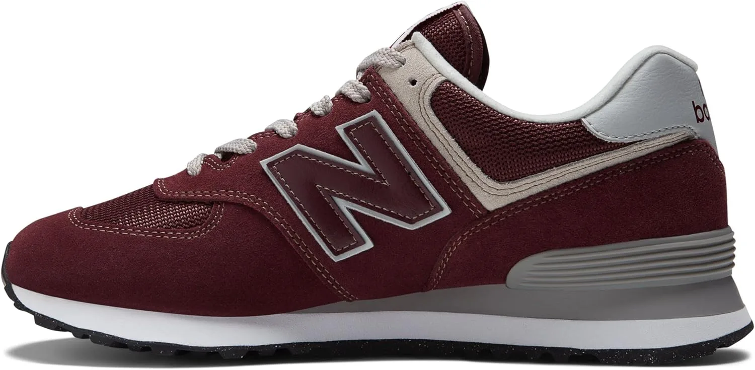 Мужские кроссовки New Balance 574, бордовый — фото 4
