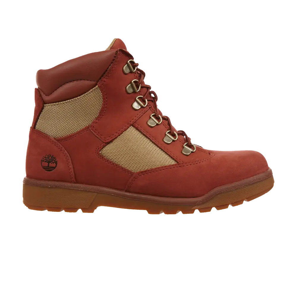 Ботинки подростковые Timberland 6 Inch Field, коричневый / бежевый