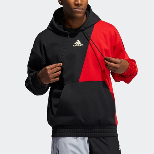 Толстовка adidas Cny Dame Sweat hooded Long Sleeves Black Red, черный — фото 3