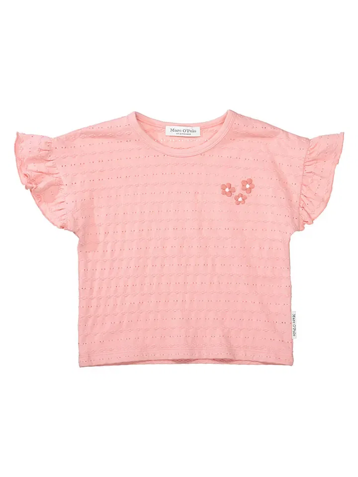 Футболка с аппликацией Marc O'Polo Junior, розовый