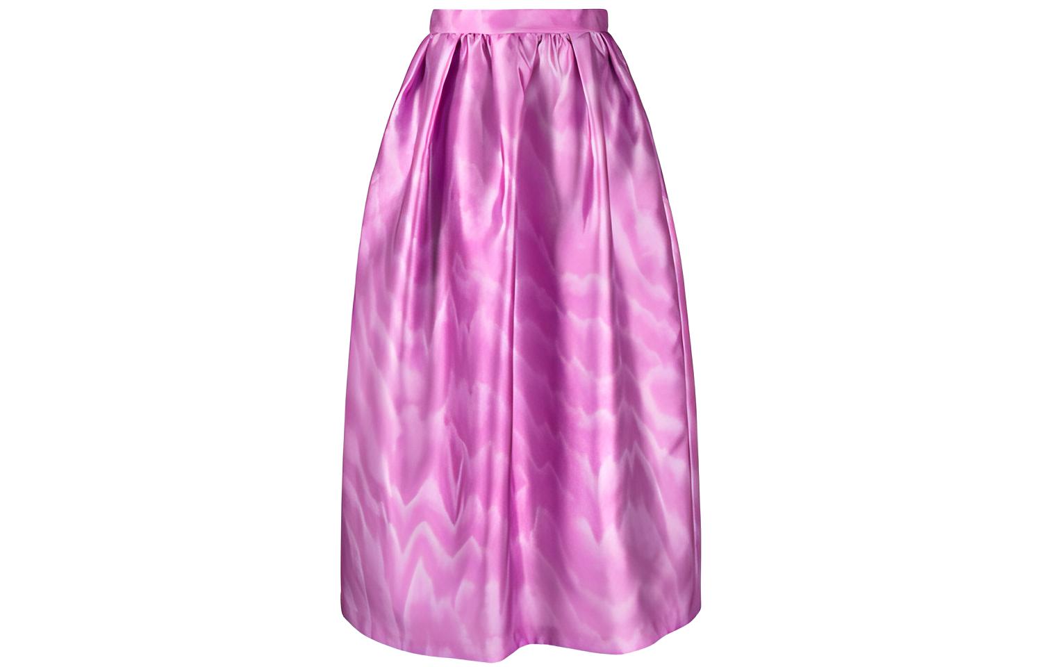 

MSGM Повседневная длинная юбка женская фиолетовая