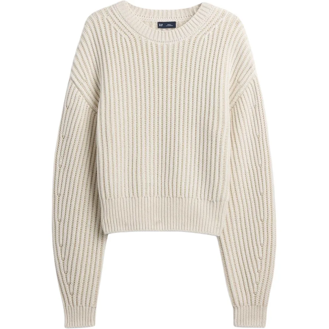 Трикотажная водолазка Women's Crew Neck Moderate Others GAP, белый