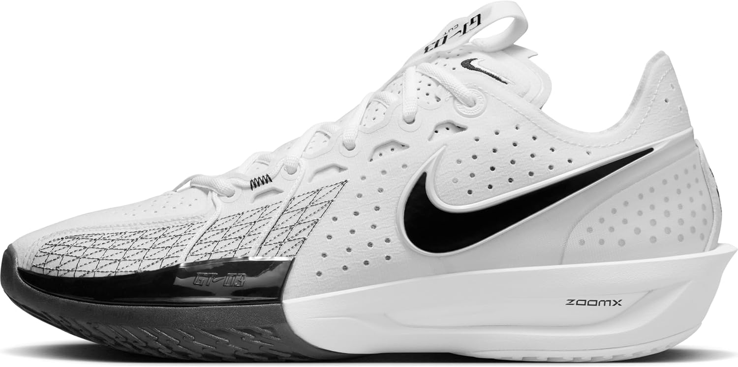 

Баскетбольные кроссовки Nike GT Cut 3 для мужчин, White Black