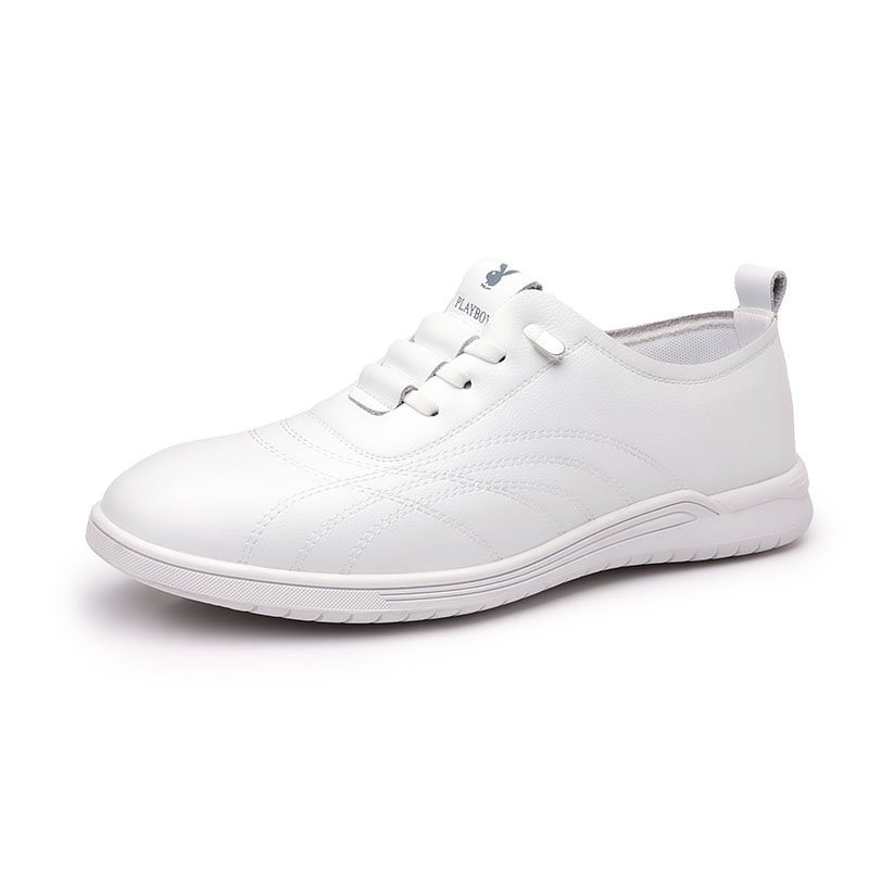 

Playboy Мужские повседневные туфли с низким верхом белого цвета