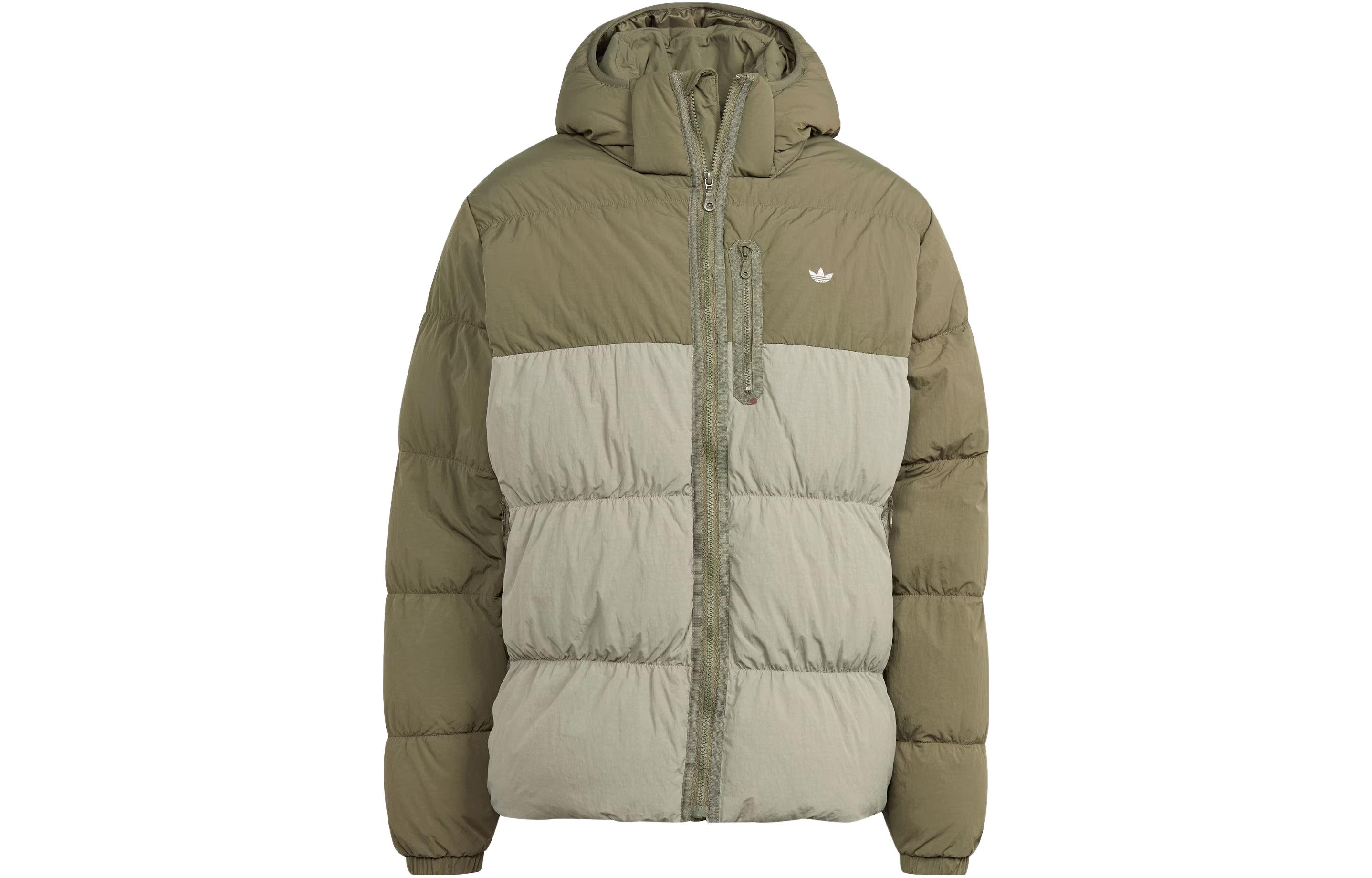 

Adidas Originals Пуховик мужской Страта оливково-зеленый, Strata Olive Green