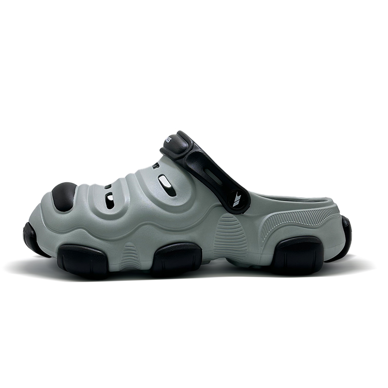 

TRESPASS Клоги мужские серо-черные, цвет Gray Black