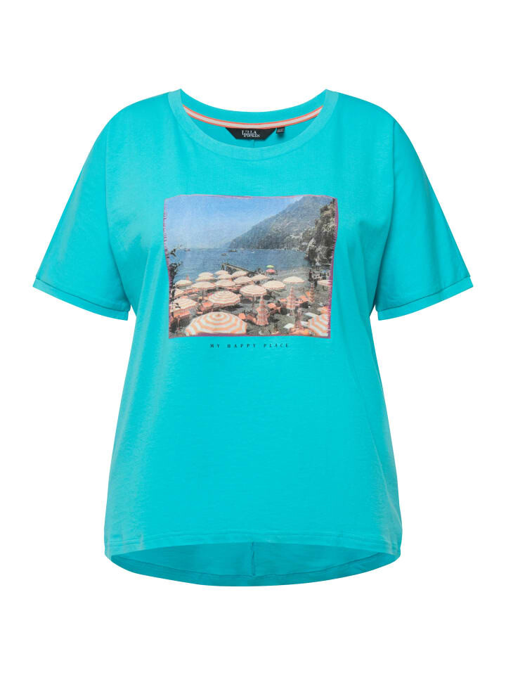 

Футболка Ulla Popken, цвет tiefes aqua
