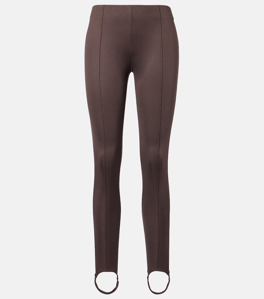 

Леггинсы-капри с высокой талией The Frankie Shop, Brown