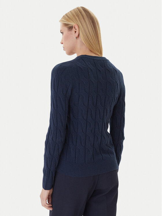Свитер regular fit WW0WW43586 Tommy Hilfiger, синий — фото 3