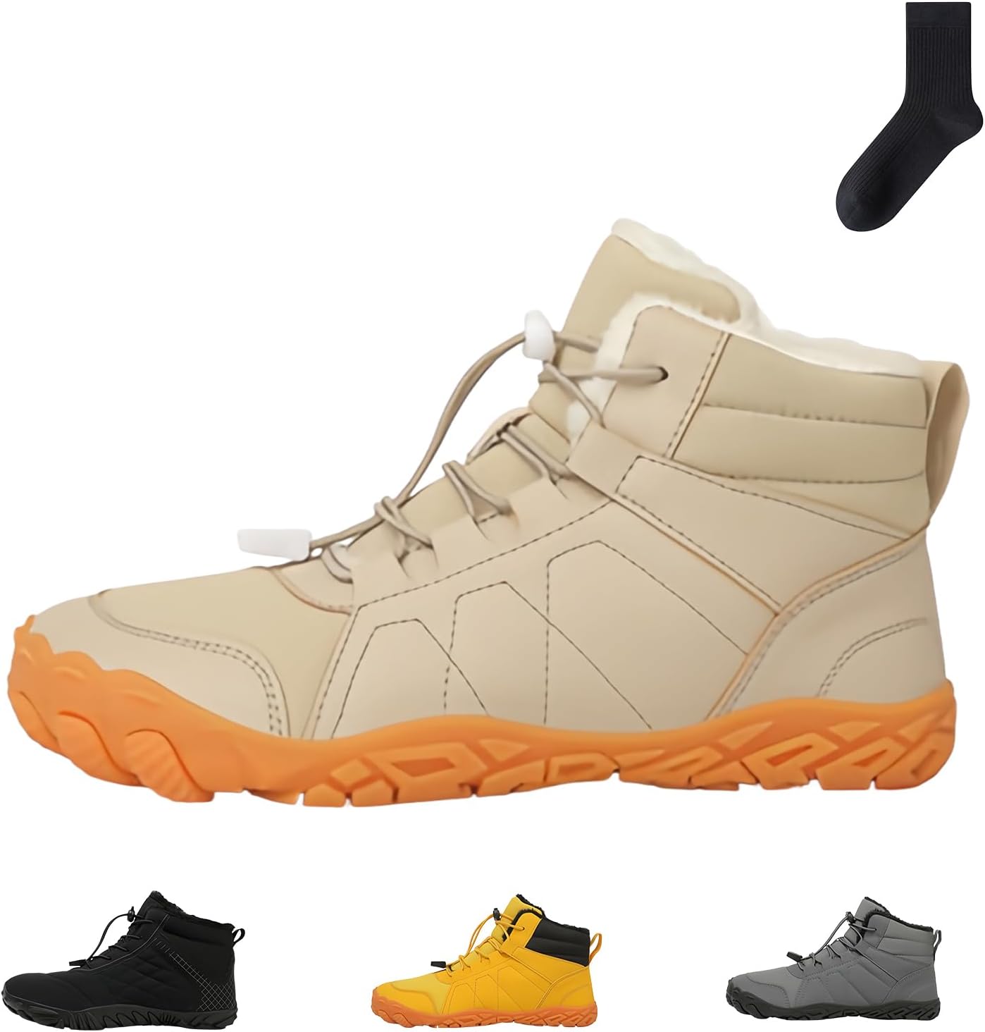 

Зимние походные босоножки, зимняя походная обувь, зимние походные ботинки, снегоступы с нулевым падением для женщин Miokuko, D-4 Men 7/9women