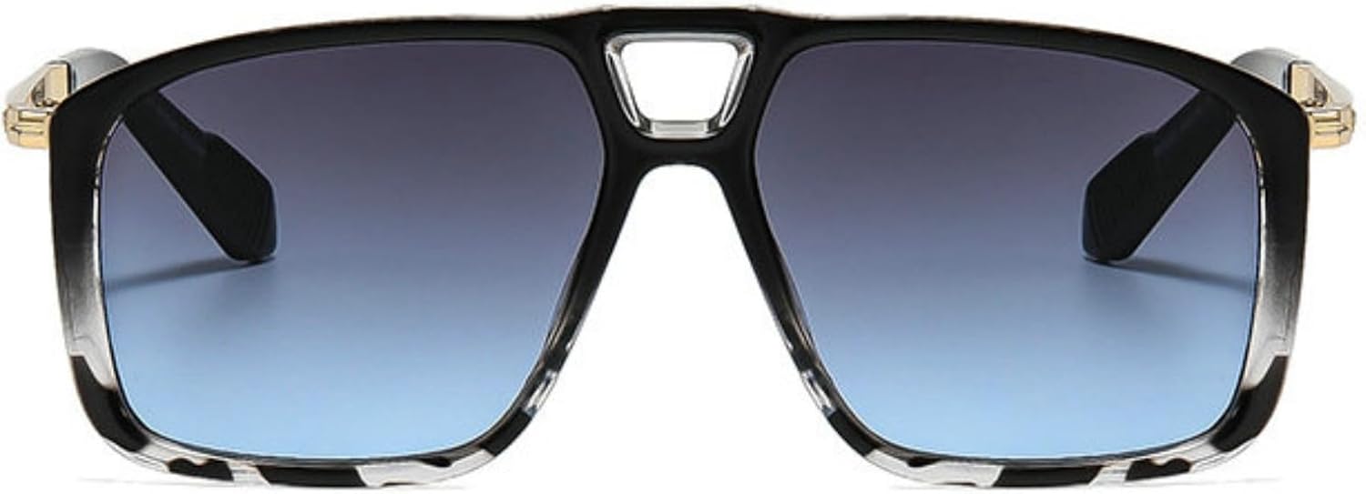 

Willochra Модные солнцезащитные очки-пилот большого размера для женщин и мужчин в стиле 70-х годов, металлическая квадратная оправа, солнцезащитные очки для женщин с защитой от УФ-излучения UV400, C5