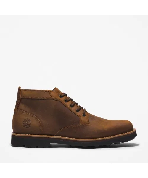 Ботинки водонепроницаемые чакка бренда Timberland из кожи, цвет коричневый
