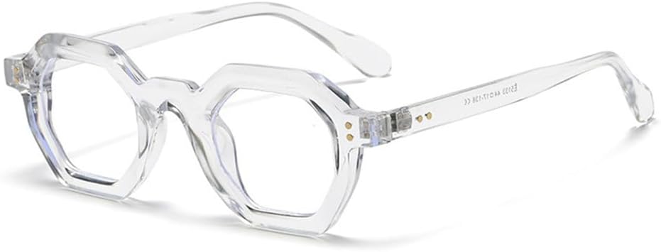 

Женские солнцезащитные очки с заклепками, мужские солнцезащитные очки с защитой от УФ-излучения UV400, модные солнцезащитные очки для активного отдыха и спорта FYTUP, Transparent Clear