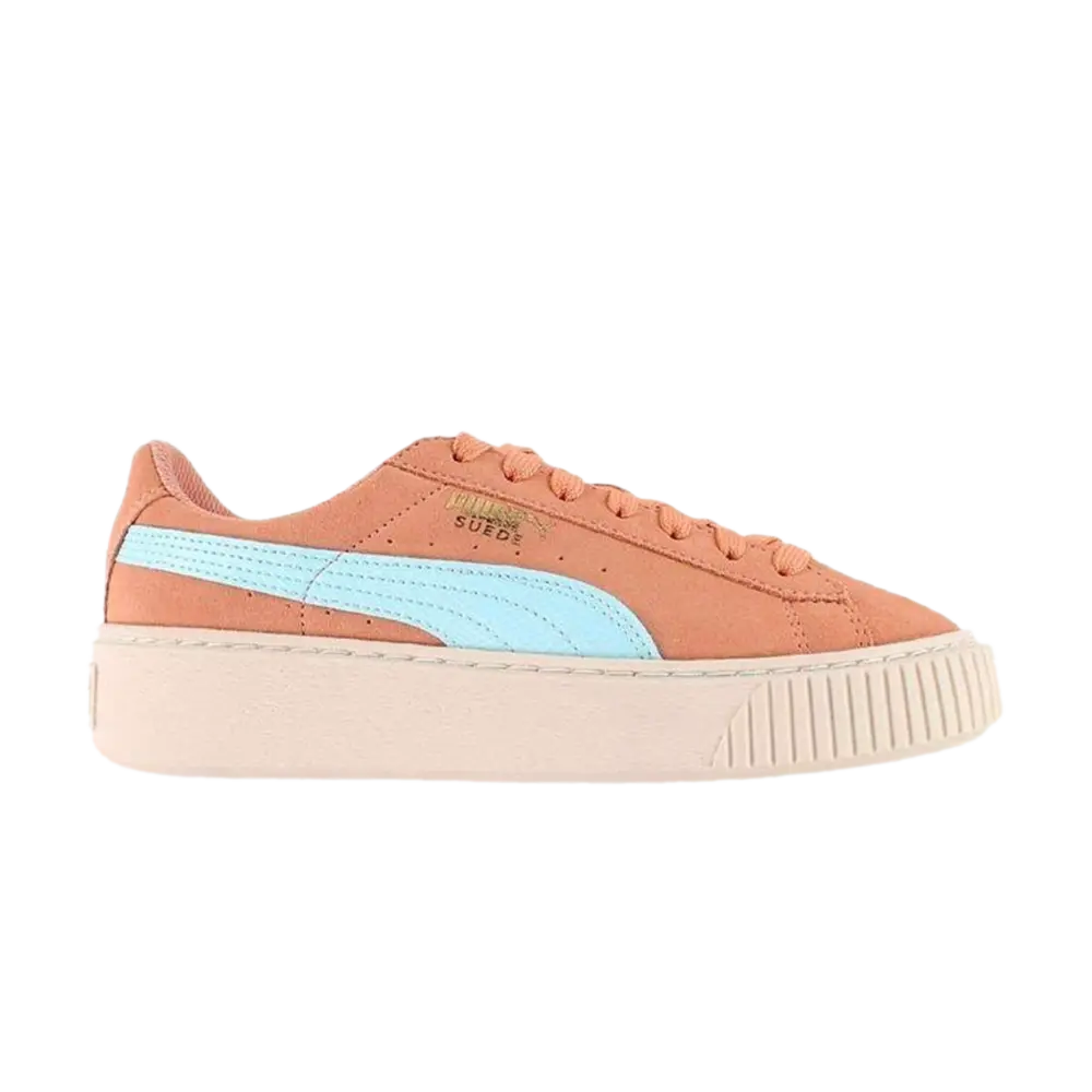 

Кроссовки Suede Platform Jr Puma, розовый