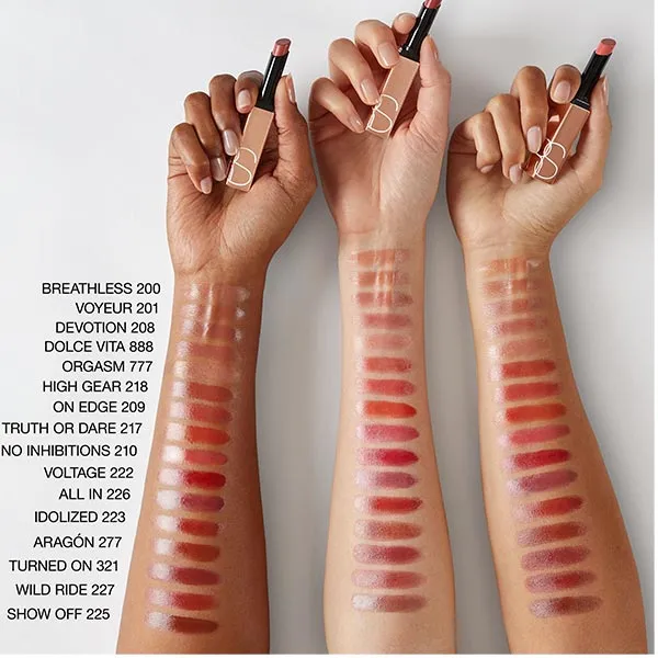 Увлажняющий бальзам для губ Afterglow Sensual Shine Lipstick Nars, цвет no inhibitions — фото 4
