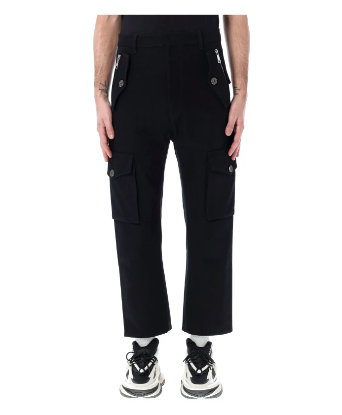 

Зауженные брюки карго Balmain, черный