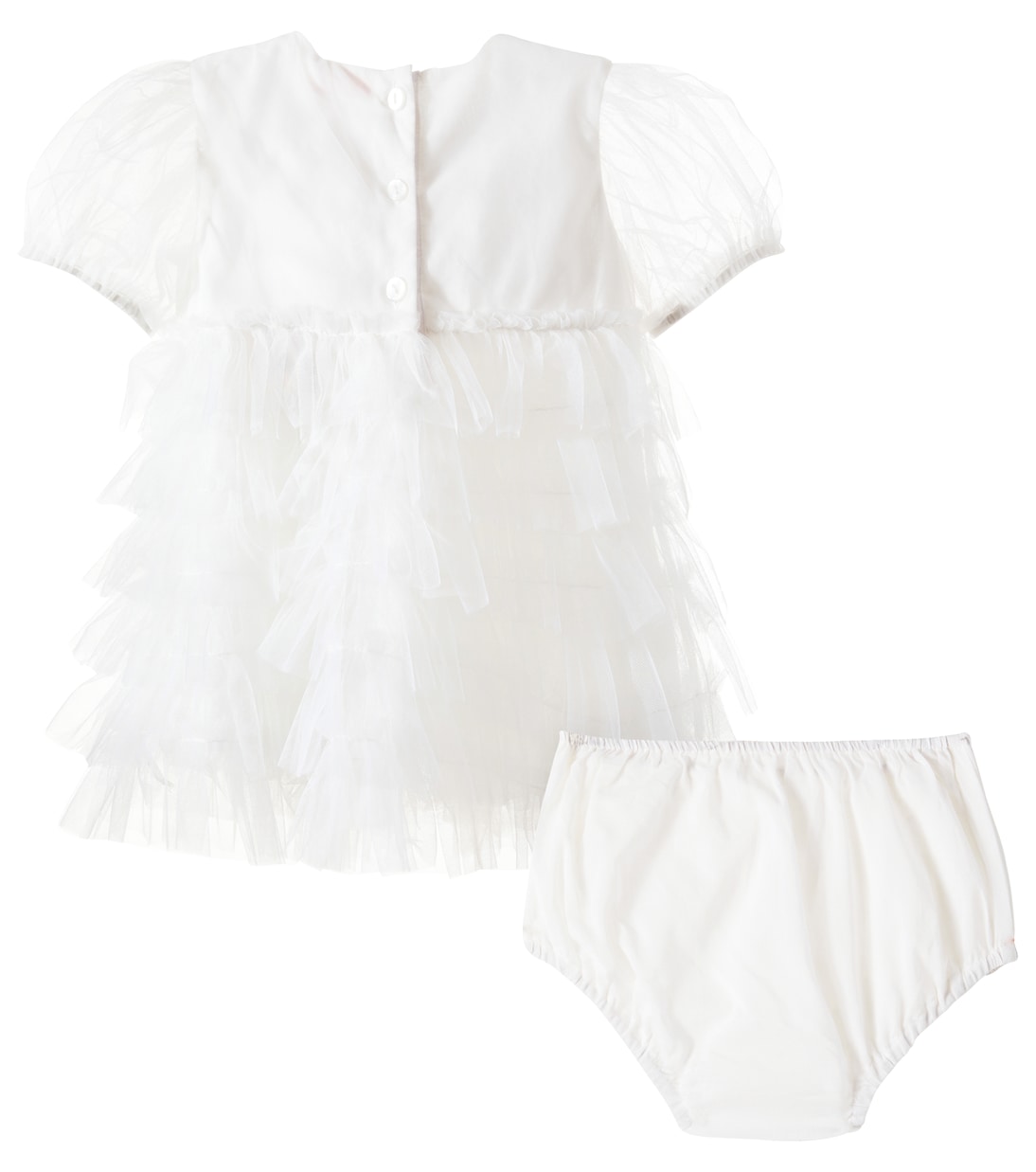 Комплект из платья и панталон Baby Meadow Muse Tutu Du Monde, Milk — фото 4