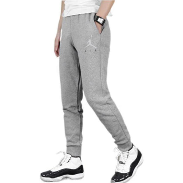 Спортивные штаны Air Jordan Flying Fleece Lined Sports Pants Men's Grey, серый — фото 4
