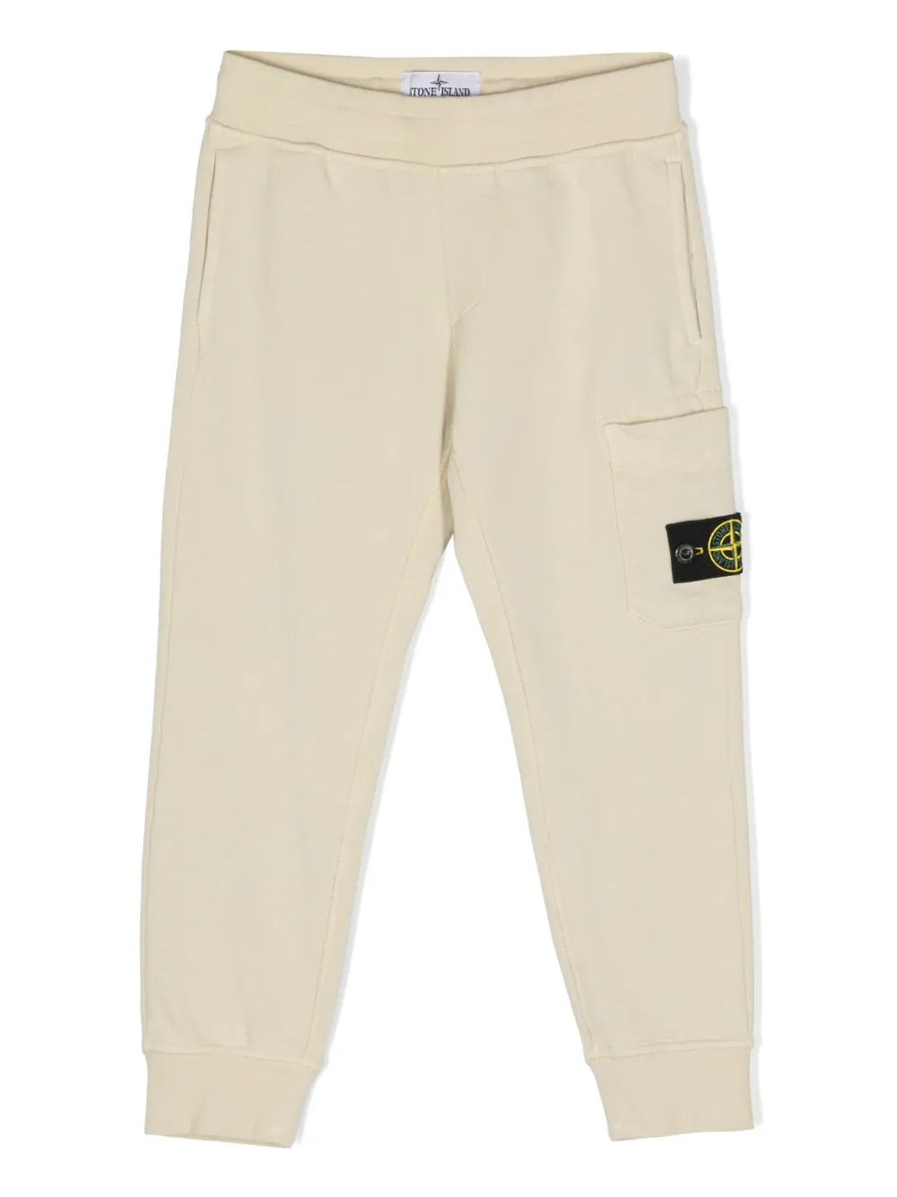 

Спортивные брюки с нашивкой Compass Stone Island Junior, нейтральный