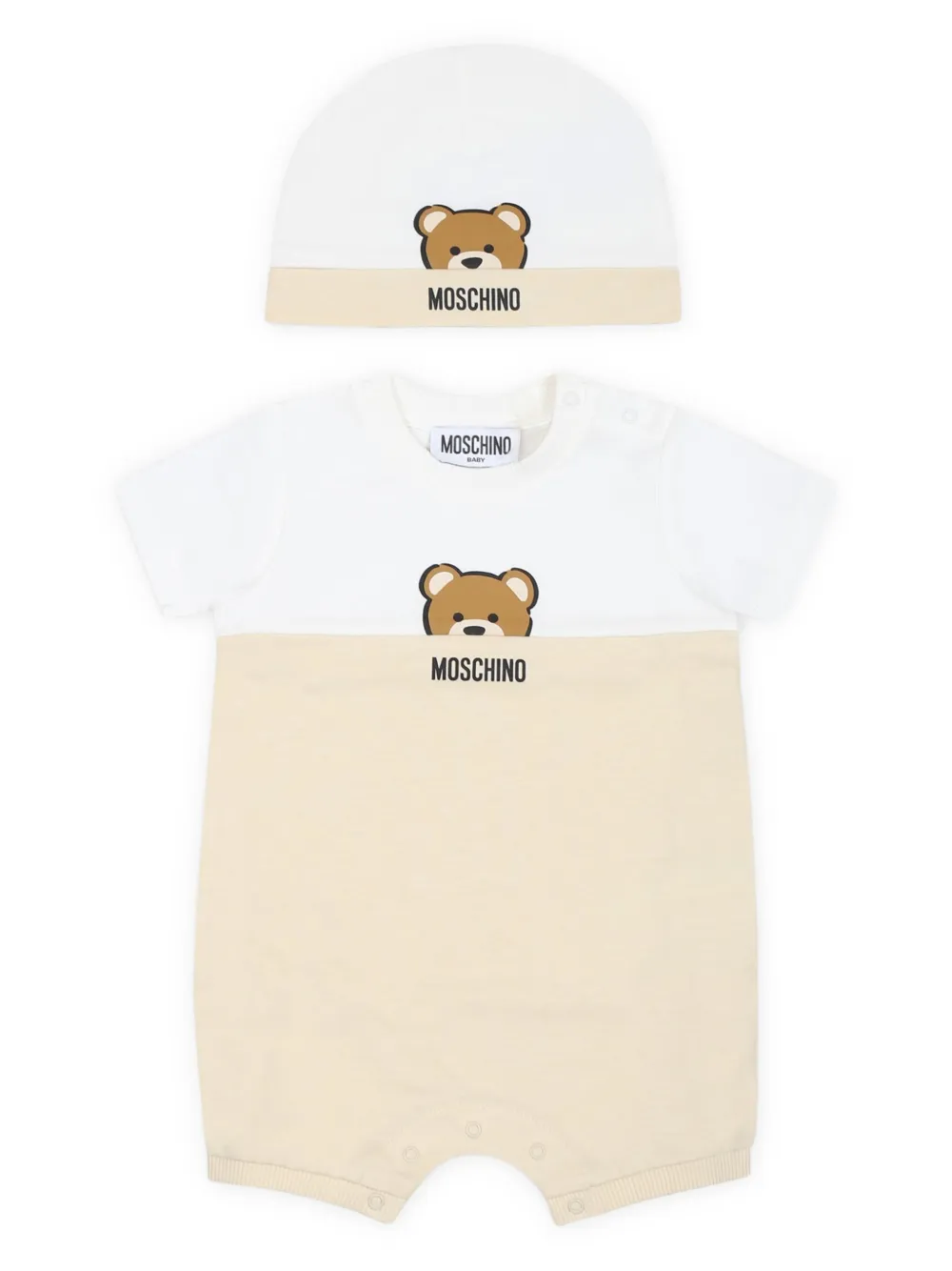 

Комплект для новорожденного с принтом Teddy Bear Moschino Kids, нейтральный