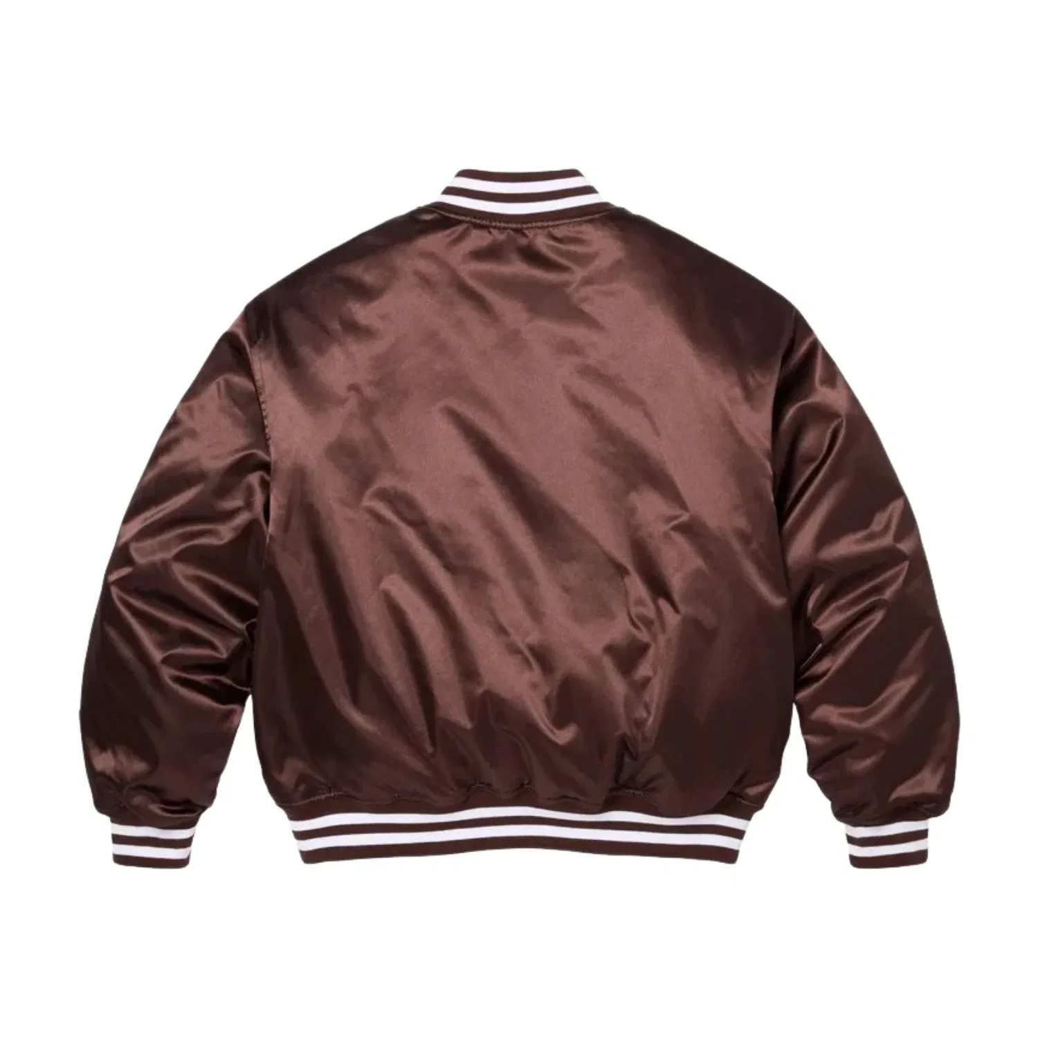 Куртка Supreme x Champion SS26 из атласа, коричневая, SUP-SS26-170-BRN — фото 3