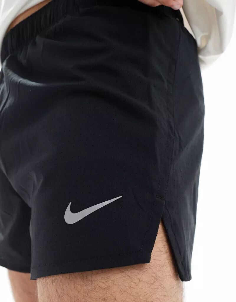 Черные шорты с внутренним швом 3 дюйма Nike — фото 4