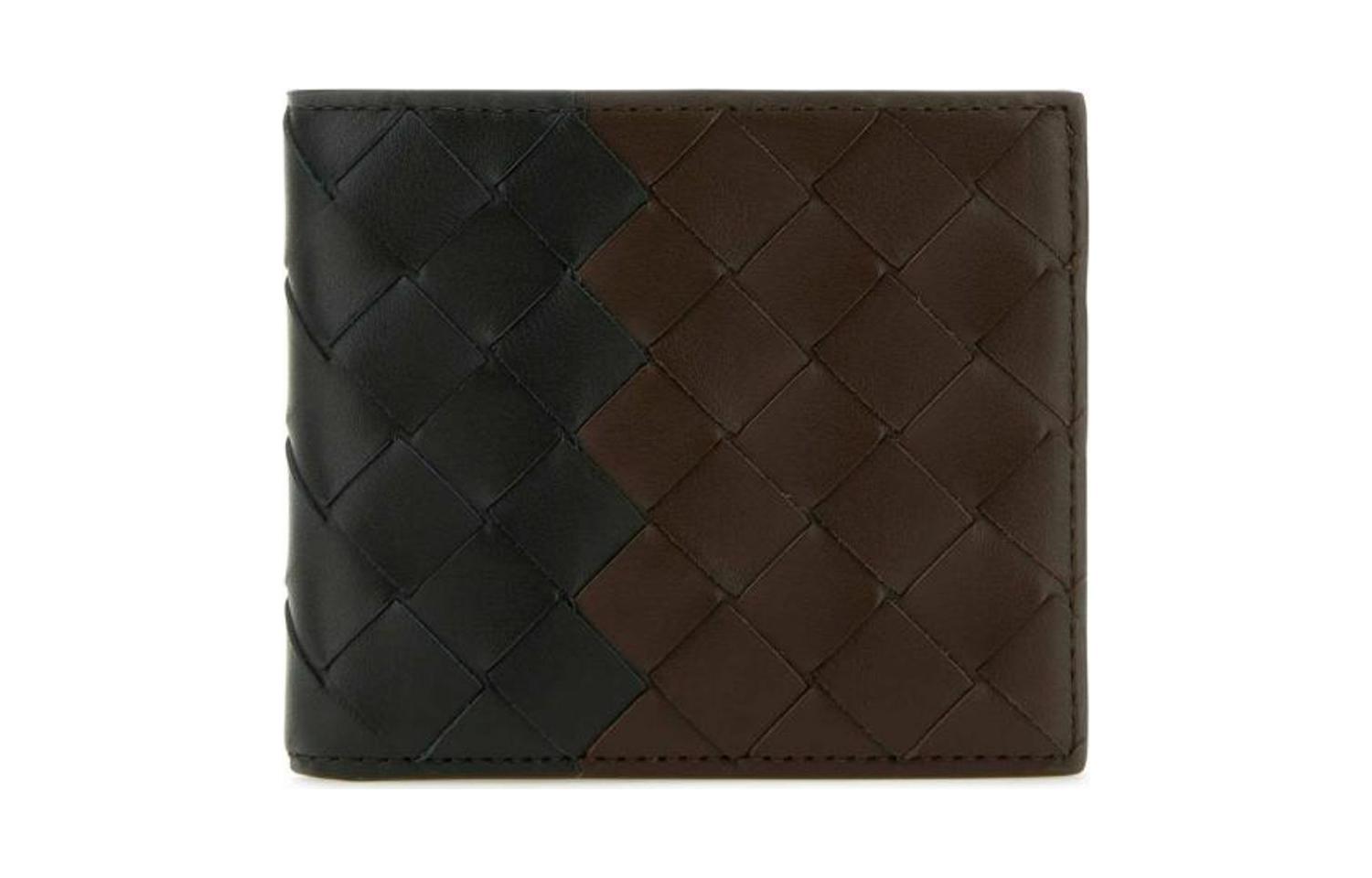 

Мужской разноцветный бумажник из телячьей кожи Bottega Veneta
