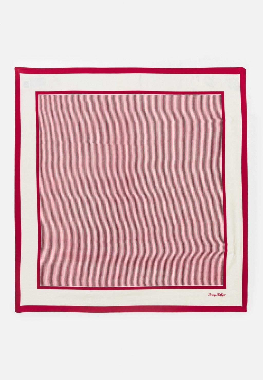 

Шарф ELEVATED FLAG SQUARE Tommy Hilfiger, красный