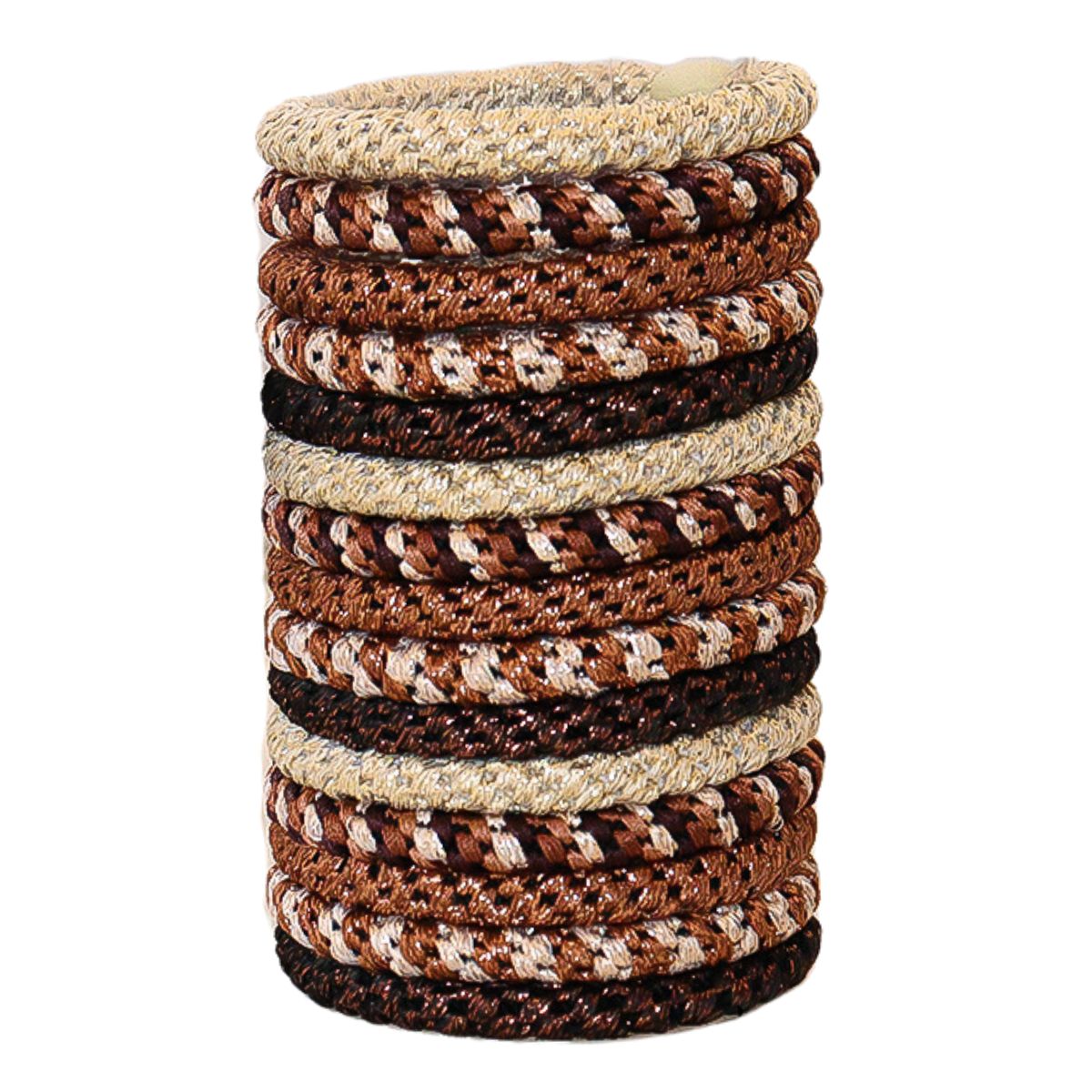 

Резинка для волос keenlee haargummis Soho, braun, количество 15 шт.