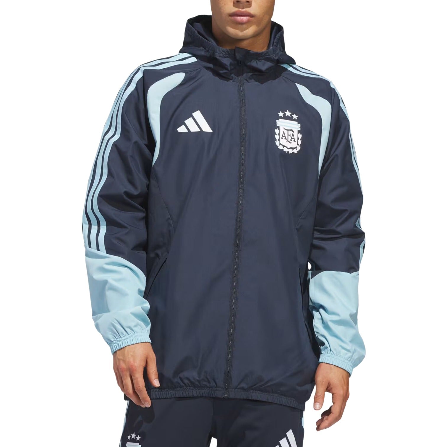 Куртка Adidas Argentina 26 Tiro All Weather Jacket 'Night Navy' — фото 2