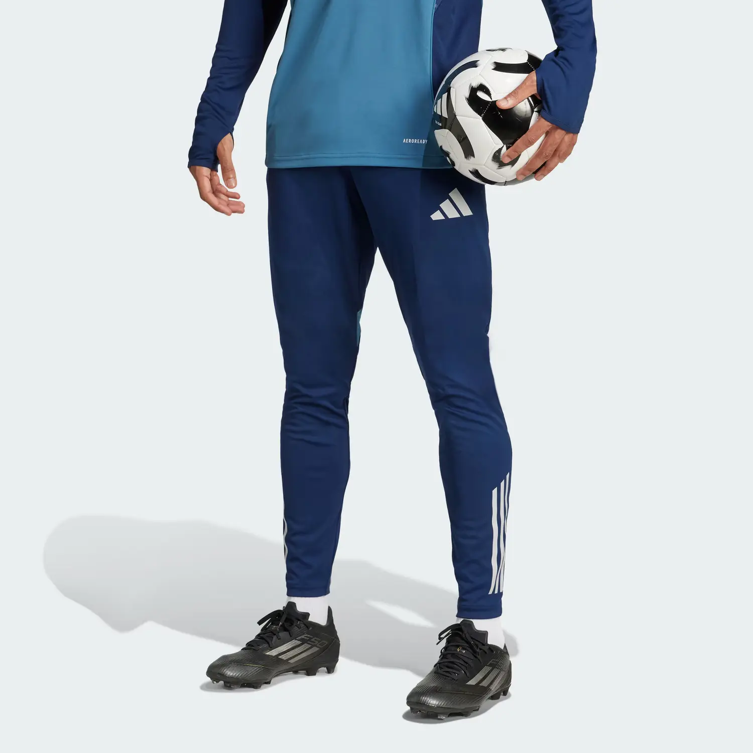 Брюки спортивные мужские Arsenal SS25 TIRO 25 COMPETITION Adidas, темно-индиго/светло-синий — фото 3