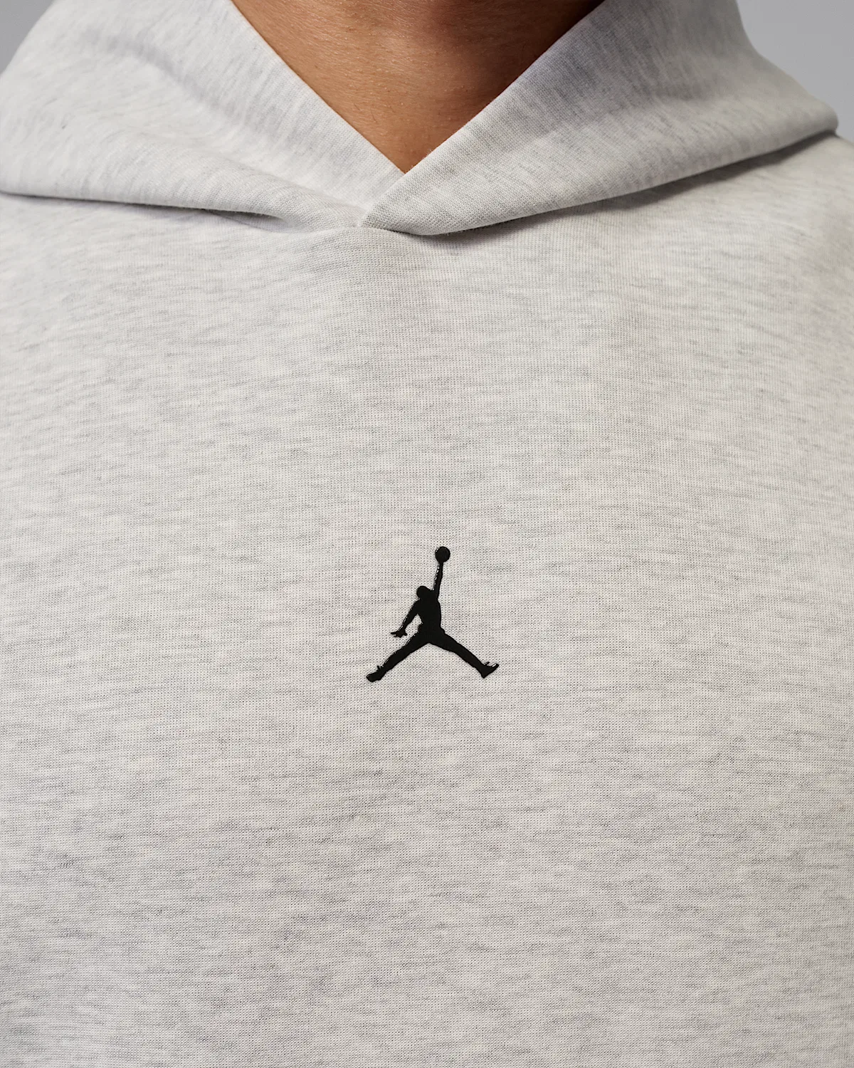 Мужская безрукавка Dri-FIT Jordan Sport Hoop Fleece, Grey Heather/Pale Grey/Black — фото 4